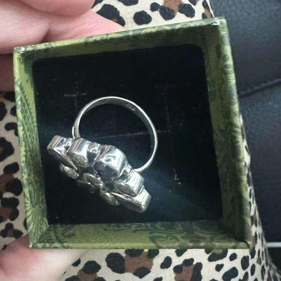 Size. 9  silver 925 Ring - citrine and amethyst - Picture 6 of 6